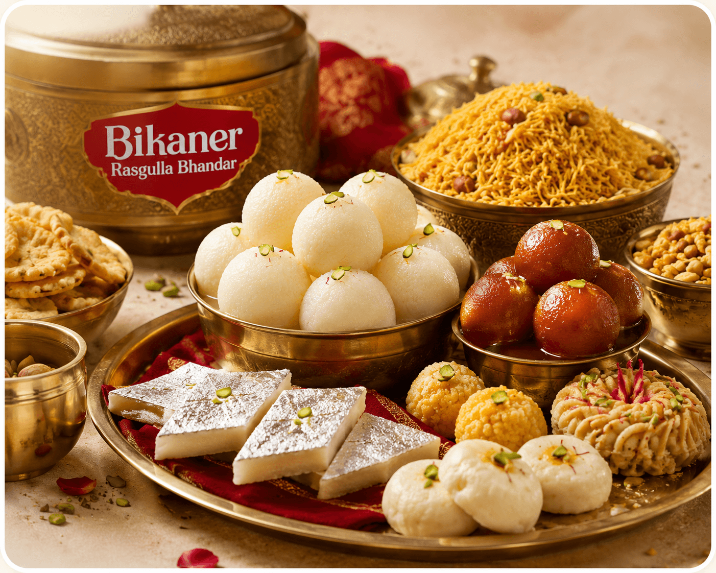 Premium Indian Sweets Assortment